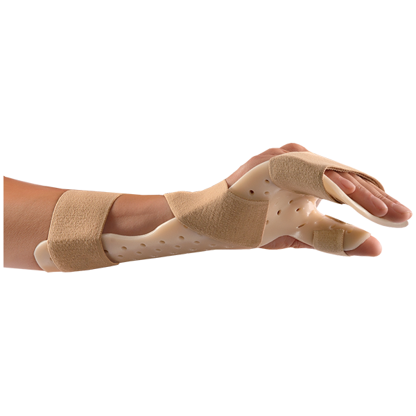 Orthèse de poignet gauche, Orthèses et contention
